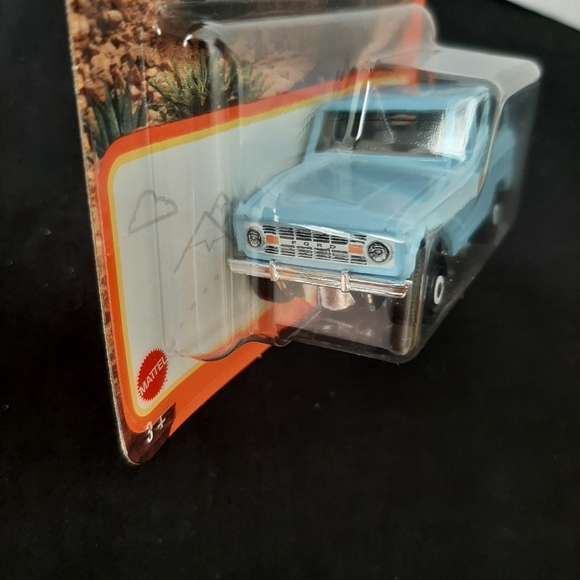 Ford Bronco 1970 Matchbox 2024 MBX Adventure Collection Blue Diecast Car - Picture 3 of 10
